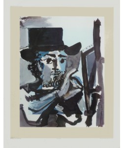 Pablo Picasso, Der Maler bei der Arbeit