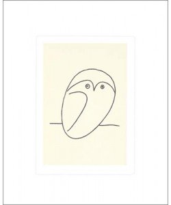 Pablo Picasso, Le hibou (Büttenpapier)