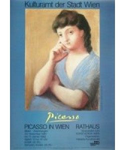 Pablo Picasso, Portrait einer Frau in blauer Jacke