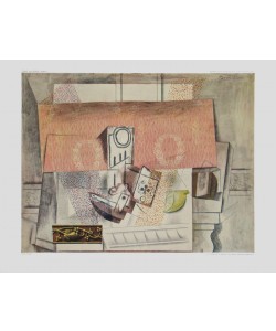 Pablo Picasso, Stilleben mit roter Tapete