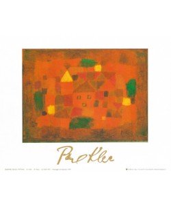 Paul Klee, Paesaggio al tramonto, 1923