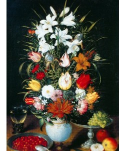 Jan Brueghel der Ältere, Vase mit Blumen