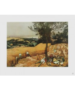 Pieter Brueghel der Ältere, Der Sommer (Die Kornernte) (Tiefdruck)