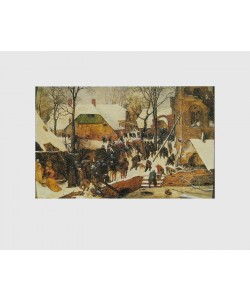 Pieter Brueghel der Ältere, Die Anbetung der Könige im Schnee