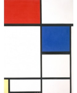 Piet Mondrian, Komposition II mit Rot, Blau und