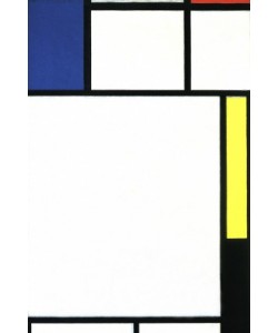 Piet Mondrian, Komposition mit Blau, Rot, Gelb