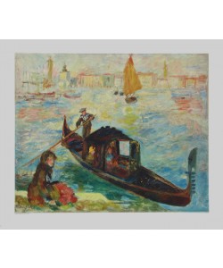 Pierre-Auguste Renoir, Venedig - Eine Gondel