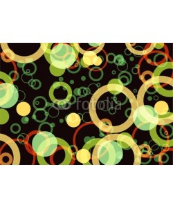 Prawny, Retro Rings Wallpaper Background Pattern