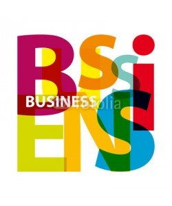 puckillustrations, Vector Business. Broken text