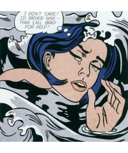 Roy Lichtenstein, Drowning Girl small