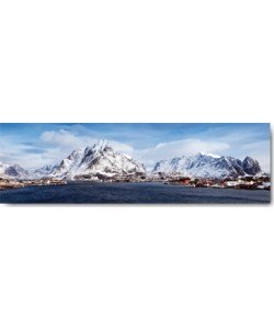 Rolf Fischer, Lofoten Reine Panorama Detail