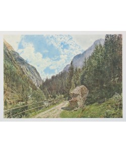 Rudolf Alt, Das Anlauftal bei Gastein / Salzburg