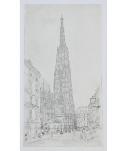 Rudolf Alt, Der Stephansturm in Wien