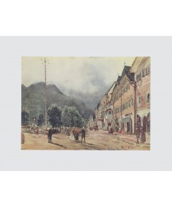 Rudolf Alt, Die Esplanade in Bad Ischl