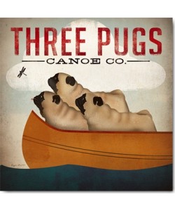 Ryan Fowler, Three Pugs in a Canoe v.3