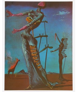 Salvador Dali, Die brennende Giraffe - 1935
