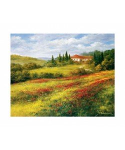 Heinz Schölnhammer, Landschaft mit Mohn I