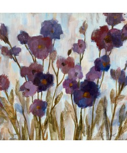 Silvia Vassileva, Abstracted Florals in Purple