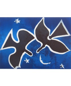 Leinwandbild, Georges Braque, Vögel - Les Oiseaux - 1953