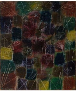 Leinwandbild, Paul Klee, Kosmische Komposition, 1919