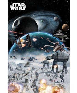 Leinwandbild, Unbekannt, STAR WARS - Battle