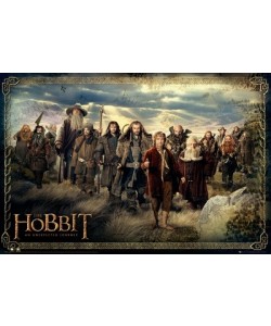 Leinwandbild, Unbekannt, The Hobbit-Cast