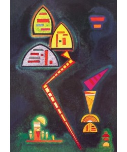 Leinwandbild, Wassily Kandinsky, Grün