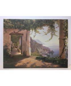 Carl Frederik Aagaard, Leinwandbild, Amalfi Cappuccini