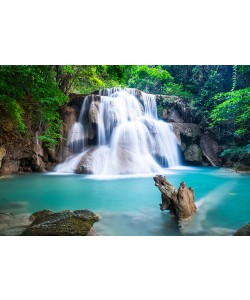 Alu-Dibond Bild, calcassa, Huay Mae Kamin Waterfall