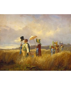 Carl Spitzweg, Der Sonntagspaziergang