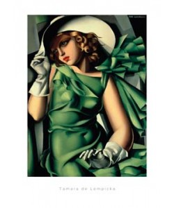 Tamara De Lempicka, Young Lady with Gloves