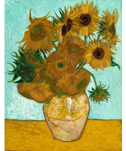 Vincent van Gogh, Vase mit Sonnenblumen