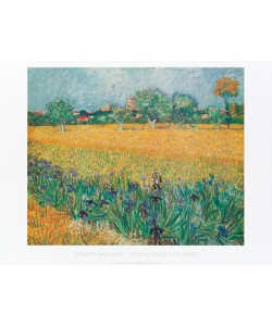 Vincent van Gogh, Vista di Arles con irises