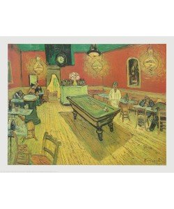 Vincent van Gogh, Cafe am Abend mit Billard