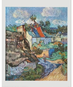 Vincent van Gogh, Häuserzeile in Auvers