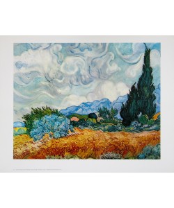 Vincent van Gogh, Kornfeld mit Zypressen