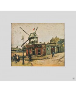 Vincent van Gogh, Moulin de la Galette (Kupfertiefdruck)