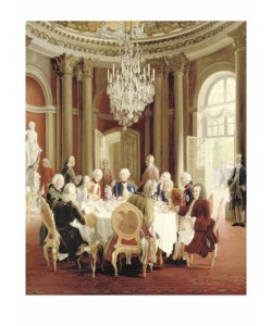 Adolph von Menzel, GUESTS AT TABLE