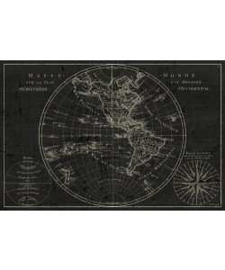 Wild Apple Portfolio, Mappemonde Etching