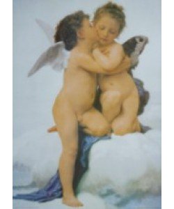 WILLIAM ADOLPHE BOUGUEREAU, The First Kiss