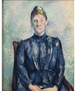 Paul Cézanne, Portrait of Madame Cezanne, c.1890 (oil on canvas) (also see 869809)