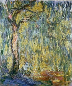 Claude Monet, The Large Willow at Giverny, 1918 (oil on canvas)