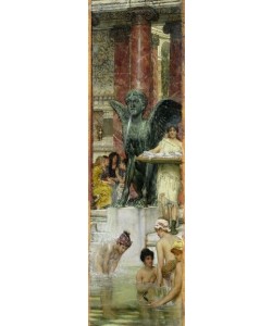 Lawrence Alma-Tadema, In the Roman Baths, or Roman Women In The Bath, 1876 (oil on panel)