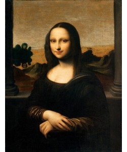 Leonardo da Vinci, The Isleworth Mona Lisa (oil on canvas)