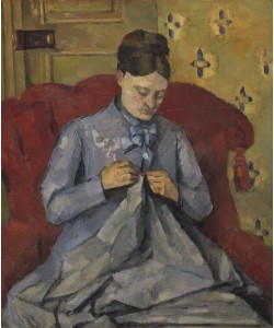 Paul Cézanne, Portrait of the Artist's Wife, 1877 (oil on canvas)