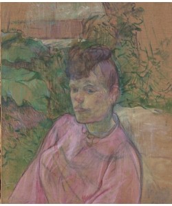Henri de Toulouse-Lautrec, Woman in the Garden of Monsieur Forest, 1889-91 (oil on canvas)