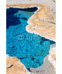 Zechal, Yellowstone National Park, Blue Star Spring in the Upper Geyser