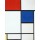 Piet Mondrian, Komposition II, mit Rot, Blau und Gelb. 1930