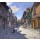 Claude Monet, Dorfstrasse in der Normandie (Rue de la Bavolle, Honfleur). Um 1867.
