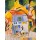 August Macke, Innenhof des Landhauses in St. Germain. 1914.